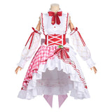 Déguisement Robe Lolita Rose Fraise Femme pour Halloween