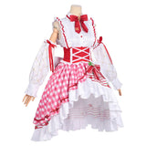 Déguisement Robe Lolita Rose Fraise Femme pour Halloween