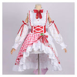 Déguisement Robe Lolita Rose Fraise Femme pour Halloween