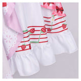 Déguisement Robe Lolita Rose Fraise Femme pour Halloween