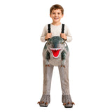 Déguisement Salopette Tyrannosaure Rex Grise Enfant pour Halloween