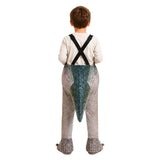 Déguisement Salopette Tyrannosaure Rex Grise Enfant pour Halloween