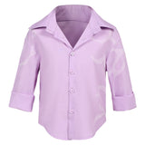 Enfant KPop Demon Hunters(2025) Jinu Saja Chemise Rose Cosplay Costume