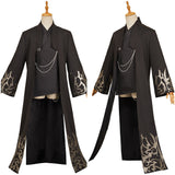 Enfant KPop Demon Hunters(2025) Jinu Saja Veste+Haut Noires Cosplay Costume
