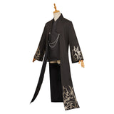 Enfant KPop Demon Hunters(2025) Jinu Saja Veste+Haut Noires Cosplay Costume
