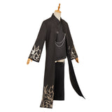 Enfant KPop Demon Hunters(2025) Jinu Saja Veste+Haut Noires Cosplay Costume