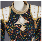 Enfant KPop Demon Hunters(2025) Zoey Golden Tenue Noire Cosplay Costume