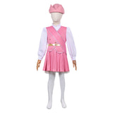 Enfant Wicked: For Good(2025) Glinda Tenue Rose et Blanche Cosplay Costume