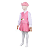 Enfant Wicked: For Good(2025) Glinda Tenue Rose et Blanche Cosplay Costume