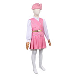 Enfant Wicked: For Good(2025) Glinda Tenue Rose et Blanche Cosplay Costume
