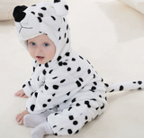 Déguisement Enfant Bébé Léopard des Neiges Crawlwear Costume