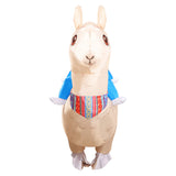  Inflatable Alpaca Cosplay Costume Halloween Carnival Party Suit  