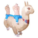  Inflatable Alpaca Cosplay Costume Halloween Carnival Party Suit  