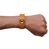 Accessories Bracelet Vintage en Cuir de Vache de Couleur Noir/Brun/Kaki