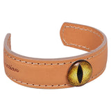 Accessories Bracelet Vintage en Cuir de Vache de Couleur Noir/Brun/Kaki