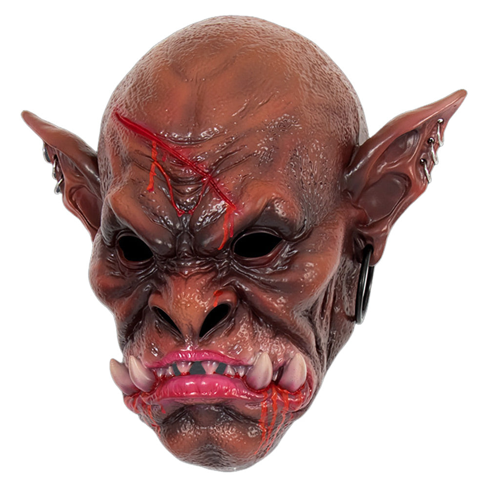 Masque De Clown Halloween En Latex - Inclus Perruque, Couteau Jouet Et Gants De Sang - Pour Fête Déguisée