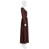 Déguisement Robe de Soubrette Champêtre Marron Prairie Femme