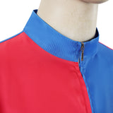 Déguisement d'Equitation Bleu Rouge et Blanc Homme