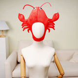 Accessoire Chapeau Rouge pour Homard Simulé Adulte pour Halloween