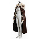 Déguisement Manteau de Fourrure de Barbare Viking Médiéval Femme pour Halloween
