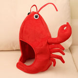 Accessoire Chapeau Rouge pour Homard Simulé Adulte pour Halloween