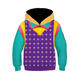 Déguisement Enfant Stranger Things Holly Wheeler Sweat-shirt à Capuche/Zip Costume Violet