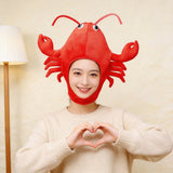 Accessoire Chapeau Rouge pour Homard Simulé Adulte pour Halloween