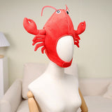 Accessoire Chapeau Rouge pour Homard Simulé Adulte pour Halloween