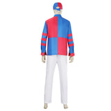 Déguisement d'Equitation Bleu Rouge et Blanc Homme