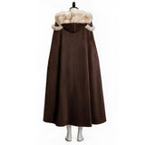 Déguisement Manteau de Fourrure de Barbare Viking Médiéval Femme pour Halloween