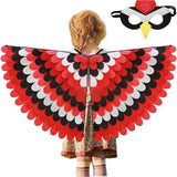  Thanksgiving Turkey Decoration Wings Cloak Cosplay Costume Outfits Halloween Carnival Suit  