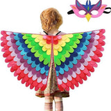  Thanksgiving Turkey Decoration Wings Cloak Cosplay Costume Outfits Halloween Carnival Suit  