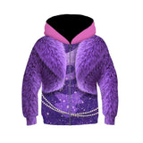 Déguisement Enfant Zootopia 2 Gazelle Sweat-shirt à Capuche/Zip Costume Violet d'Halloween