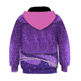 Déguisement Enfant Zootopia 2 Gazelle Sweat-shirt à Capuche/Zip Costume Violet d'Halloween