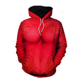 Déguisement Adulte Avatar Neytiri Pullover/Zipper Sweat-shirt Costume Rouge