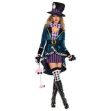 Déguisement Femme Alice Mad Hatter Costume de Magicien