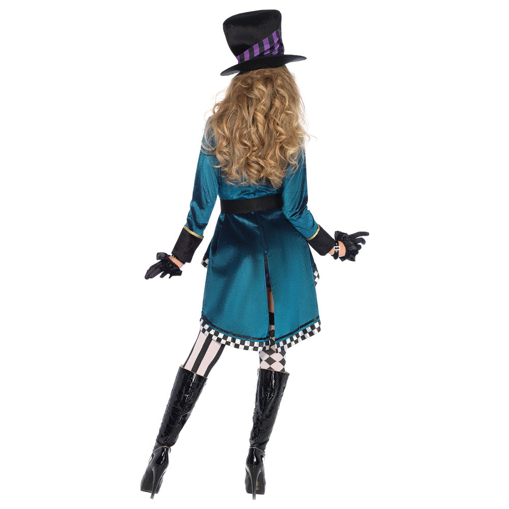 Déguisement Femme Alice Mad Hatter Costume de Magicien