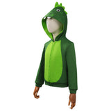 Déguisement Enfant Petit Dinosaure Sweatshirt à Capuche Cosplay Costume Carnaval Halloween