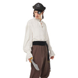 Déguisement Pirates Chemise Vikings Médiévaux Ceinture Carnaval Halloween
