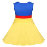 Enfant Fille Blanche-Neige Robe sans Manches Cosplay Costume