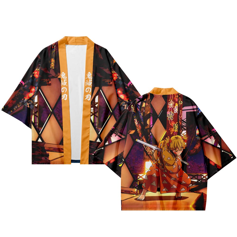 Déguisement Kimetsu no Yaiba Agatsuma Zenitsu Peignoir kimono