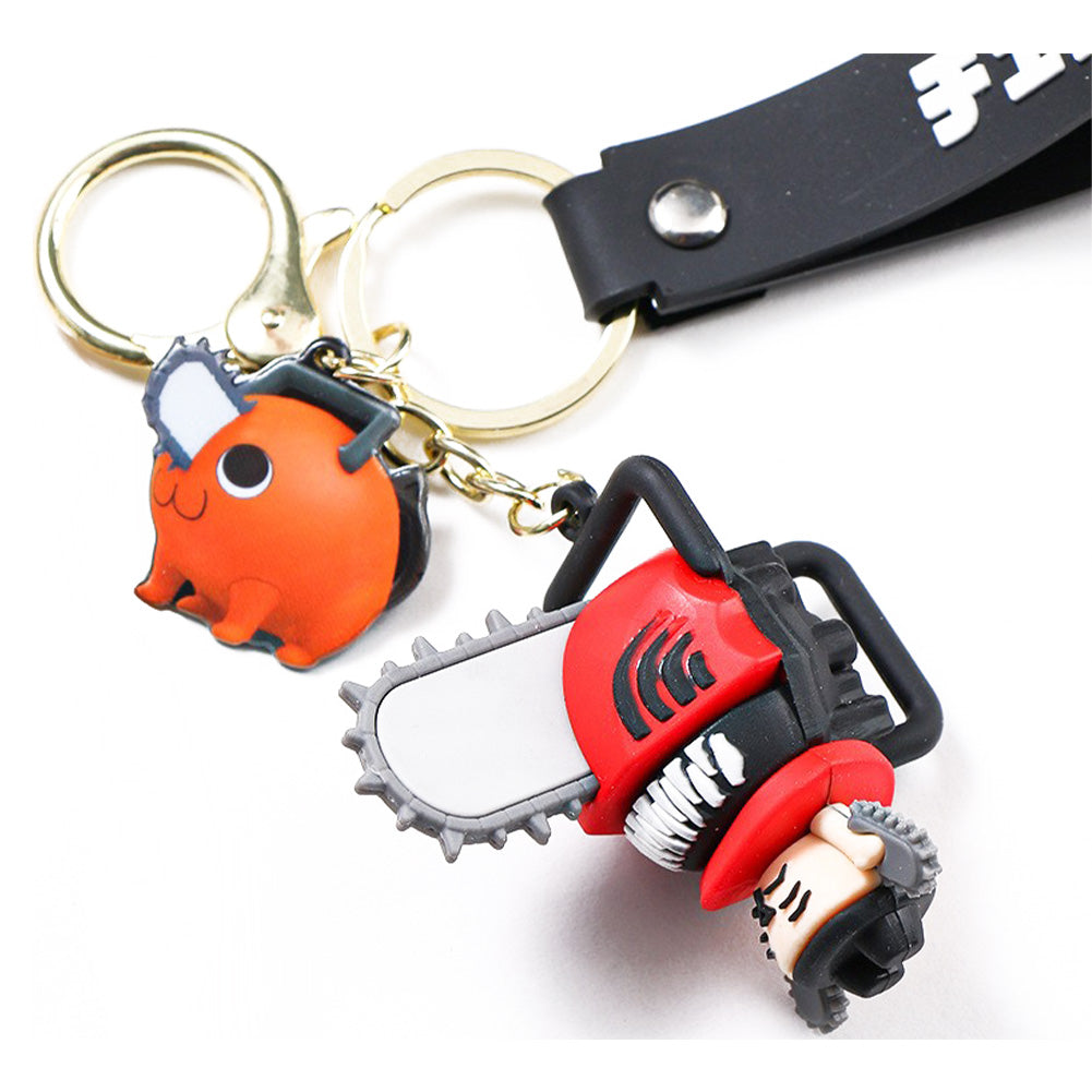 Anime Chainsaw Man Keychain Denji Keyring Pochita Porte-clés