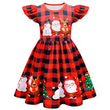 Déguisement Enfant Robe de Noël de l'Elk Rouge Costume