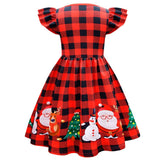 Déguisement Enfant Robe de Noël de l'Elk Rouge Costume