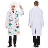 Déguisement Adulte Crazy Scientist Costume+Perruque Costume Halloween