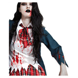 Déguisement Zombie Uniforme Scolaire de l'Elève Costume Halloween 