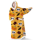 Déguisement Impression de Citrouille Pumpkin Couverture d'Halloween