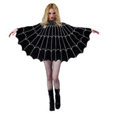 Déguisement Adulte Vampire Chauve-souris Noire Costume d'Halloween 