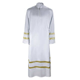 Déguisement Adulte Médiéval Costume du Prêtre Blanc
