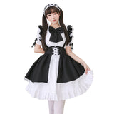 Déguisement Lolita Noir et Blanc Maid Cosplay Costume